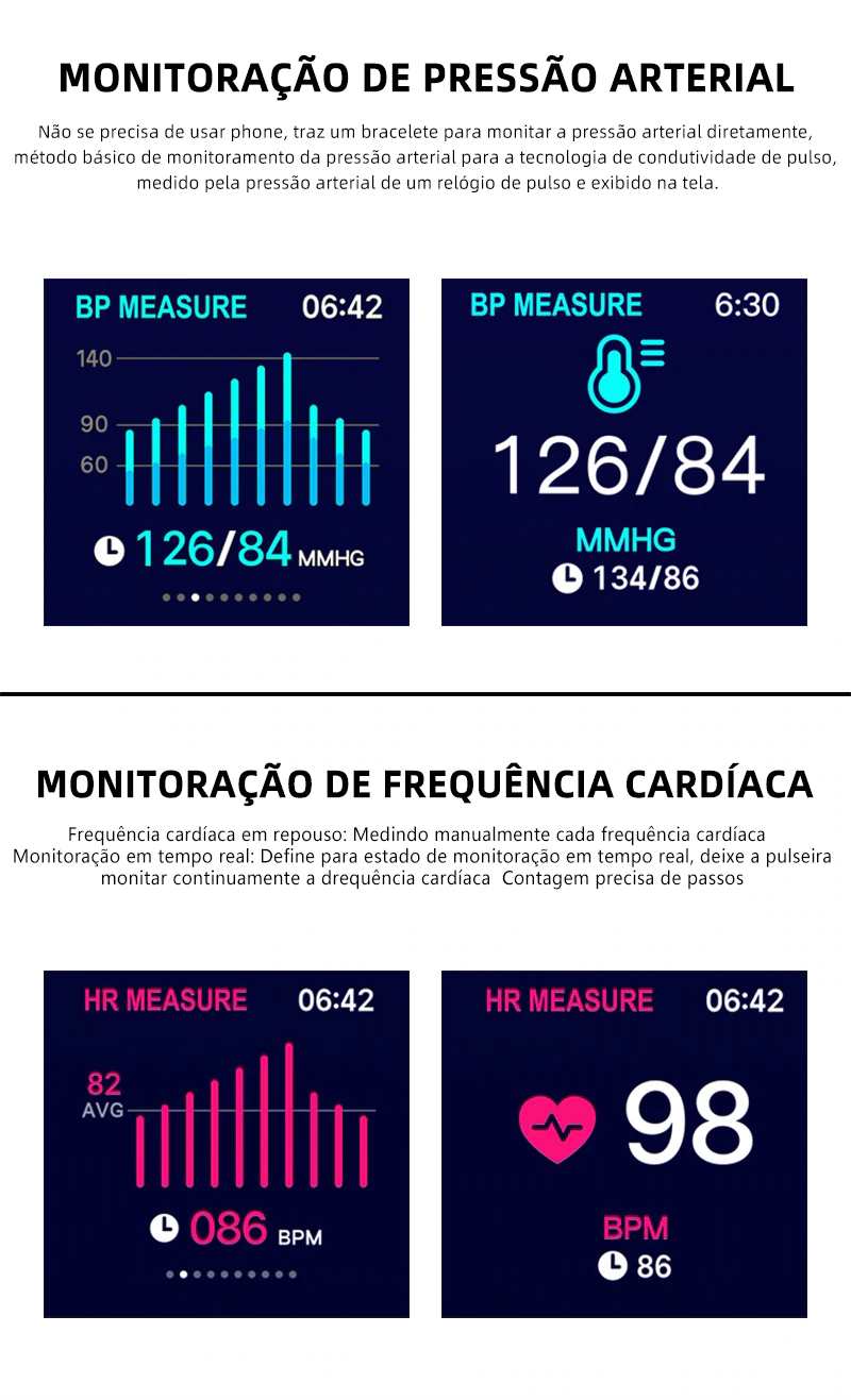 Relógio Inteligente Smartwatch B57 Hero Band 3 - Imagem 9