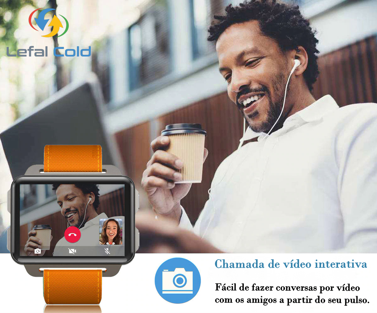 Relógio inteligente lemfo lem4 pro 3G gps - Imagem 2
