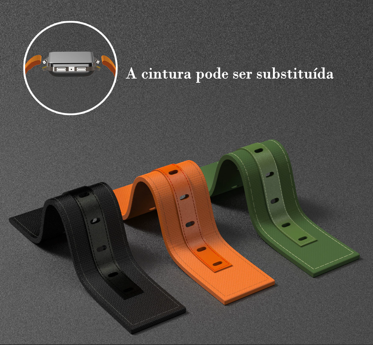 Relógio inteligente lemfo lem4 pro 3G gps - Imagem 7